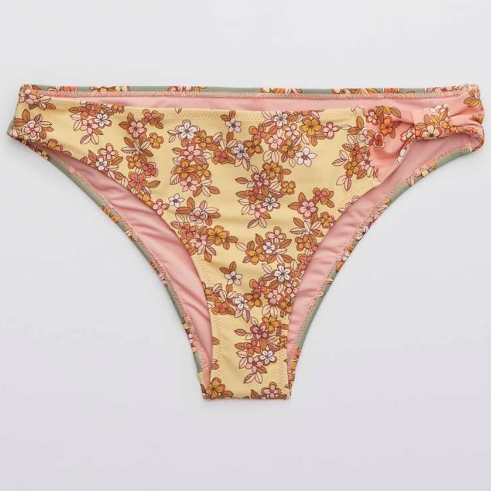 NWT Aerie Bow Cheekiest Bikini Bottoms